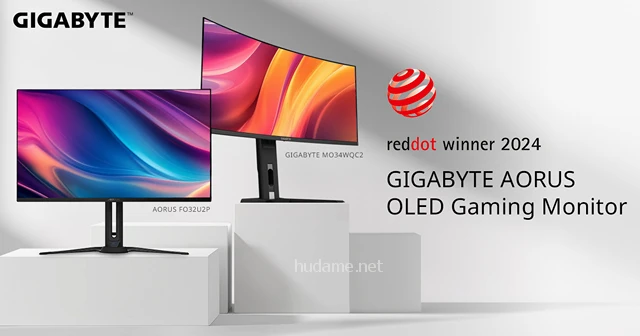 GIGABYTE wins an award for its OLED gaming monitors, offering outstanding performance and design.