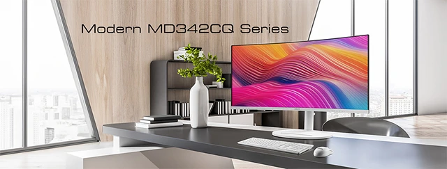 MSI unveils the Modern MD342CQP monitor: performance, comfort and versatility for professionals